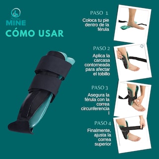 Foto 5 | Foto 5 | Tobillera Férula Con Aire Y Gel Para Esguince | Soporte De Tobillo Terapía Frío | Compresión Y Estabilizador Ortopédico