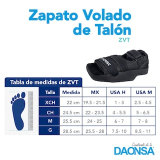 Foto 4 | Foto 4 | Zapato Ortopédico Inmovilizador Daonsa Volado de Talón
