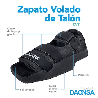 Foto 5 | Foto 5 | Zapato Ortopédico Inmovilizador Daonsa Volado de Talón