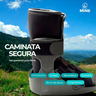 Foto 8 | Foto 8 | Bota Walker Corta (28cm) Neumática Válvula Aire Bw-7703 | Ferula