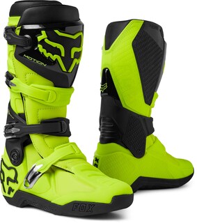 Foto 1 | Foto 1 | Botas De Motocross Fox Racing Motion Flo Amarillas Talla 12 - Venta Internacional.