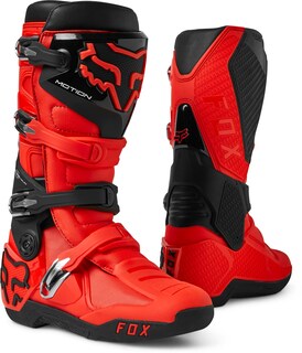 Foto 1 | Foto 1 | Botas De Motocross Fox Racing Motion Flo Rojas Talla 10.5 - Venta Internacional.