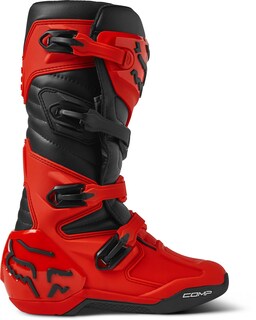 Foto 2 | Foto 2 | Botas De Motocross Fox Racing Comp Flo Rojas Talla 12 - Venta Internacional.