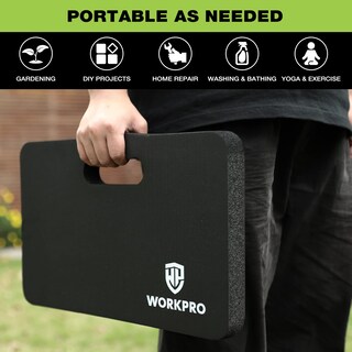 Foto 7 | Foto 7 | Almohadilla Para Rodillas Workpro, Extra Gruesa, 2 Unidades, Color Negro, 44,5 X 28 X 3,8 Cm - Venta Internacional.