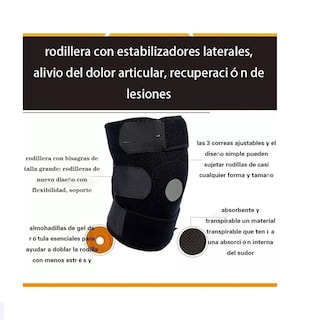 Foto 3 | Foto 3 | Rodillera Estabilizadora Deportiva Con Soporte Lateral Genérico - Venta Internacional.