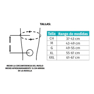 Foto 4 | Foto 4 | Rodillera Mecánica Cerrada Soporte Rotuliano Neopreno Tynor