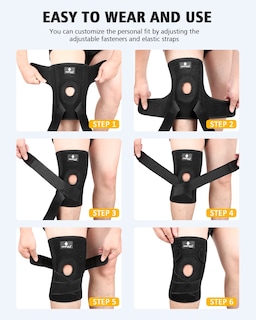 Foto 6 | Foto 6 | Rodillera Neenca Soporte De Rodilla Ajustable Para El Dolor De Rodilla - Venta Internacional.