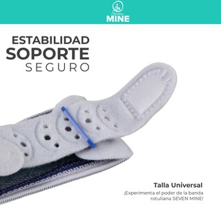Foto 8 | Foto 8 | Banda Rotuliana Con Silicon Patelar (talla Universal, Gris) | Cinta Rotuliana (verde)