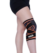 Rodillera Naranja Tejido 3d Elástica Estabilidad Soporte Homecare