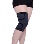 Rodillera Negra Elástica Tejido 3d Transpirable Cómoda Homecare