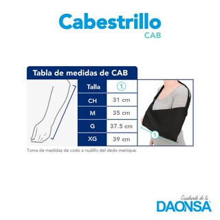 Foto 5 | Foto 5 | Cabestrillo Daonsa Negro para Adulto