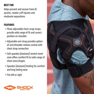 Foto 4 | Foto 4 | Soporte De Hombro Shock Doctor Para Hombre, Individual - Venta Internacional.
