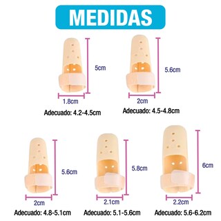 Foto 7 | Foto 7 | Set de 5 Férulas Ajustables para Dedo Protector Anti Artritis