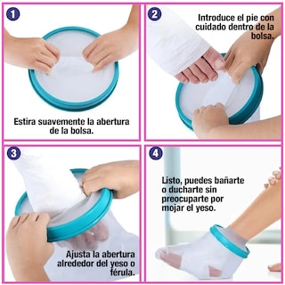 Foto 7 | Foto 7 | Bolsa Protectora para Férula Yeso para Pie