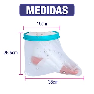 Foto 8 | Foto 8 | Bolsa Protectora para Férula Yeso para Pie