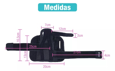 Foto 4 | Foto 4 | Férula Flexible y Transpirable para Artritis y Lesiones Negro