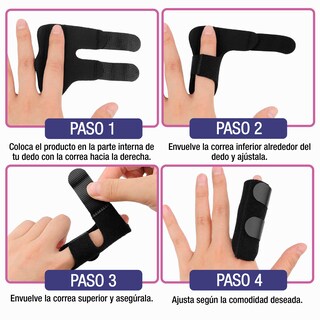 Foto 6 | Foto 6 | Set de 5 Férulas Compresivas de Dedos para Artritis y Lesiones