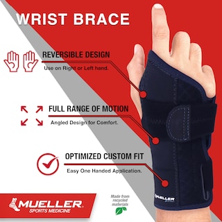 Foto 2 | Foto 2 | Muñequera Mueller Sports Medicine Reversible Verde Y Negro - Venta Internacional.
