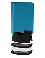 Pefetis Protectores De Taloneras Para Alivio De Talón Dolor Negro