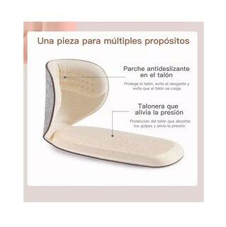 Foto 3 | Foto 3 | Protector Almohadilla De Talón Plantilla Unisex Aumenta Altura Nude