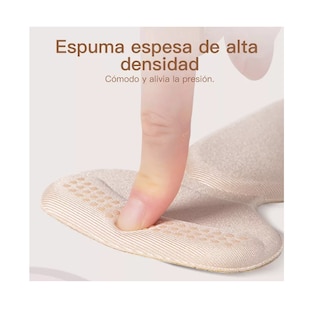 Foto 5 | Foto 5 | Protector Almohadilla De Talón Plantilla Unisex Aumenta Altura Nude