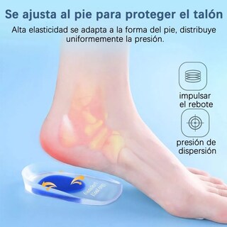 Foto 6 | Foto 6 | Plantillas Ortopédica Taloneras Espolón Calcáneo 1 Par