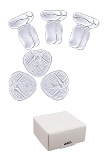 Foto 1 | Foto 1 | Almohadillas Tacón Y Plantilla De Gel Alivia El Dolor 6 Pares, Transparente
