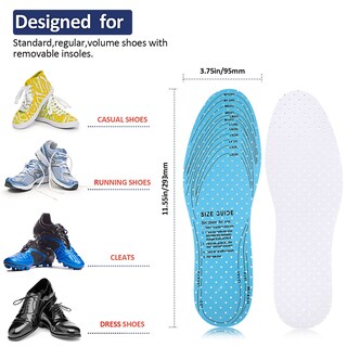 Foto 2 | Foto 2 | Plantillas para Zapatos Geyoga Doble Capa Látex 6 Pares - Venta Internacional