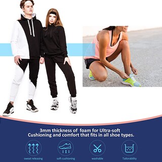 Foto 7 | Foto 7 | Plantillas para Zapatos Geyoga Doble Capa Látex 6 Pares - Venta Internacional