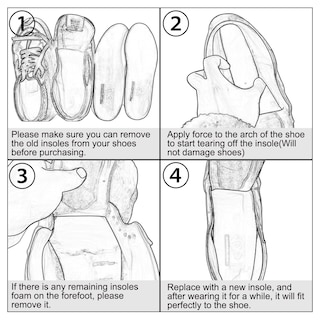 Foto 7 | Foto 7 | Plantillas Endoto Para Zapatillas Vans, Suelas Interiores Acolchadas - Venta Internacional.