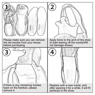 Foto 7 | Foto 7 | Plantillas Endoto Para Zapatillas Vans, Insertos De Repuesto Talla 41 - Venta Internacional.