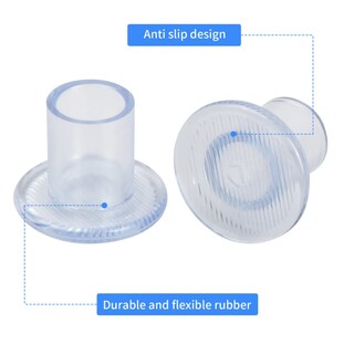 Foto 3 | Foto 3 | 12pares Tapón Cubre Tacón Protector Antideslizante S M L Lab.g Transparentes