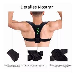 Foto 3 | Foto 3 | Faja Ajustables De Corrección De La Postura De La Joroba G Eo Safe Imports Esi-12650 Negro