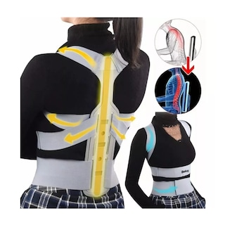 Foto 3 | Foto 3 | Corrector De Postura Para Hombres Y Mujeres Con Placa Soporte Gris Talla S Belug