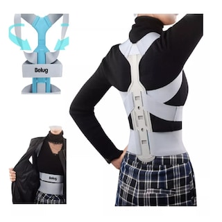 Foto 4 | Foto 4 | Corrector De Postura Para Hombres Y Mujeres Con Placa Soporte Gris Talla S Belug