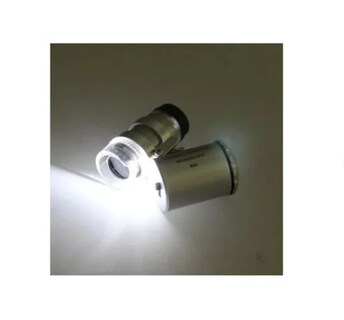 Foto 5 | Foto 5 | Lupa de Bolsillo para Microscopio de 60 Aumentos con Luz Led UV - Venta Internacional