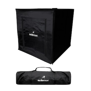 Foto 2 | Foto 2 | Caja de Luz para Fotografía Profesional Redlemon color Negro Extra Grande 80x80 cm