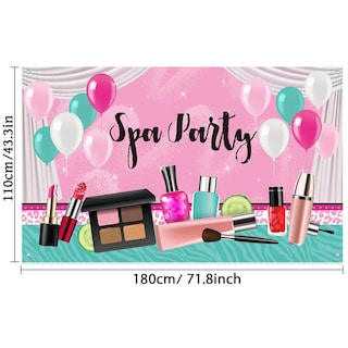 Foto 2 | Foto 2 | Decoración Para Fiestas Frienda Spa Princess Makeup 180 X 110 Cm - Venta Internacional.