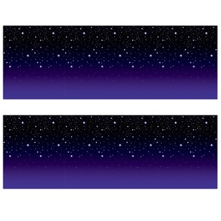 Foto 1 | Foto 1 | Fondos Fotográficos Beistle Starry Sky Para Pared, 4 X 9 M, 2 Piezas - Venta Internacional.