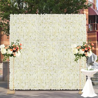 Foto 1 | Foto 1 | Paneles Florales Artificiales Para Pared Fanqisi, Color Blanco, 15 X 15 Cm (24 Unidades) - Venta Internacional.