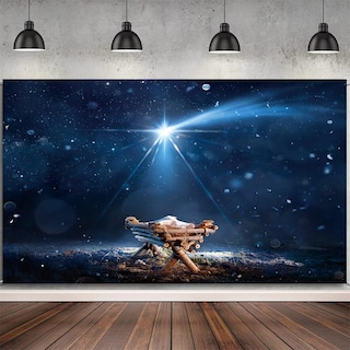 Foto 1 | Foto 1 | Telón De Fondo Fotográfico Dorcev El Nacimiento De Cristo 2,2x1,5 M - Venta Internacional.