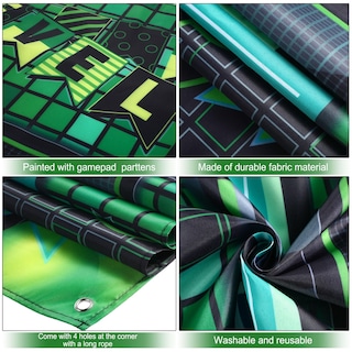 Foto 3 | Foto 3 | Fondo Para Videojuegos Party Decoration Blulu, 185 X 110 Cm - Venta Internacional.