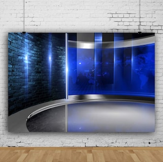 Foto 3 | Foto 3 | Fondo De Estudio Csfoto News Broadcasting, Vinilo De 2,4 X 1,8 M - Venta Internacional.