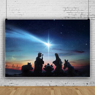 Foto 4 | Foto 4 | Vinilo Fotográfico M Dorcev el Nacimiento de Cristo 3x2,5 - Venta Internacional