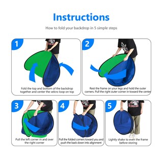 Foto 7 | Foto 7 | Chromakey Backdrops Neewer De Doble Cara, Verde Y Azul, 1,5 X 2 M - Venta Internacional.