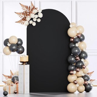 Foto 5 | Foto 5 | Funda De Arco Modfuns Chiara De Spandex Negro De 2,1 X 2,2 M Para Boda - Venta Internacional.