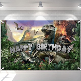 Foto 1 | Foto 1 | Decoración De Fiesta, Telón De Fondo Para Cumpleaños De Dinosaurios Avezano - Venta Internacional.