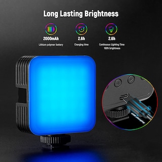 Foto 5 | Foto 5 | Lámpara De Vídeo Neewer Rgb61 Led Magnética Con 3 Soportes Para Zapatos Fríos - Venta Internacional.