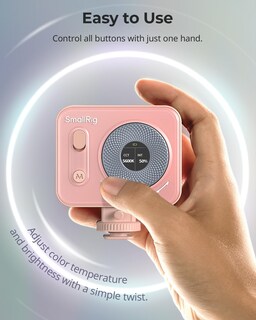 Foto 2 | Foto 2 | Lámpara Led De Vídeo Smallrig Vibe P96 Pro Cri95+ 2500-6500 K, Color Rosa - Venta Internacional.
