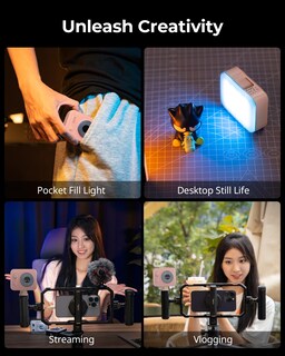 Foto 6 | Foto 6 | Lámpara Led De Vídeo Smallrig Vibe P96 Pro Cri95+ 2500-6500 K, Color Rosa - Venta Internacional.